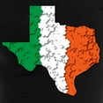 thumbnail image 3 of CafePress - Texas Irish Flag Women's Dark Pajamas - Women's Short Sleeve Print T-Shirt and Pants Dark Cotton Pajama Set, 3 of 7