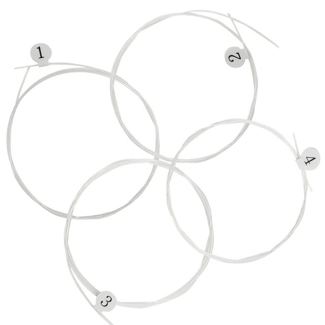 Guitar Accessories,4Pcs Ukulele String Set Carbon Ukulele Strings High End Guiatr Strings Enhanced Features