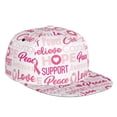 thumbnail image 2 of Goofa Breast Cancer Pink Ribbons Awareness (2) Printed Men's Baseball Cap,Straight Brim Hat,Golf Dad Hat,Versatile Style,Sun Protection Cap,Travel Hat, 2 of 9