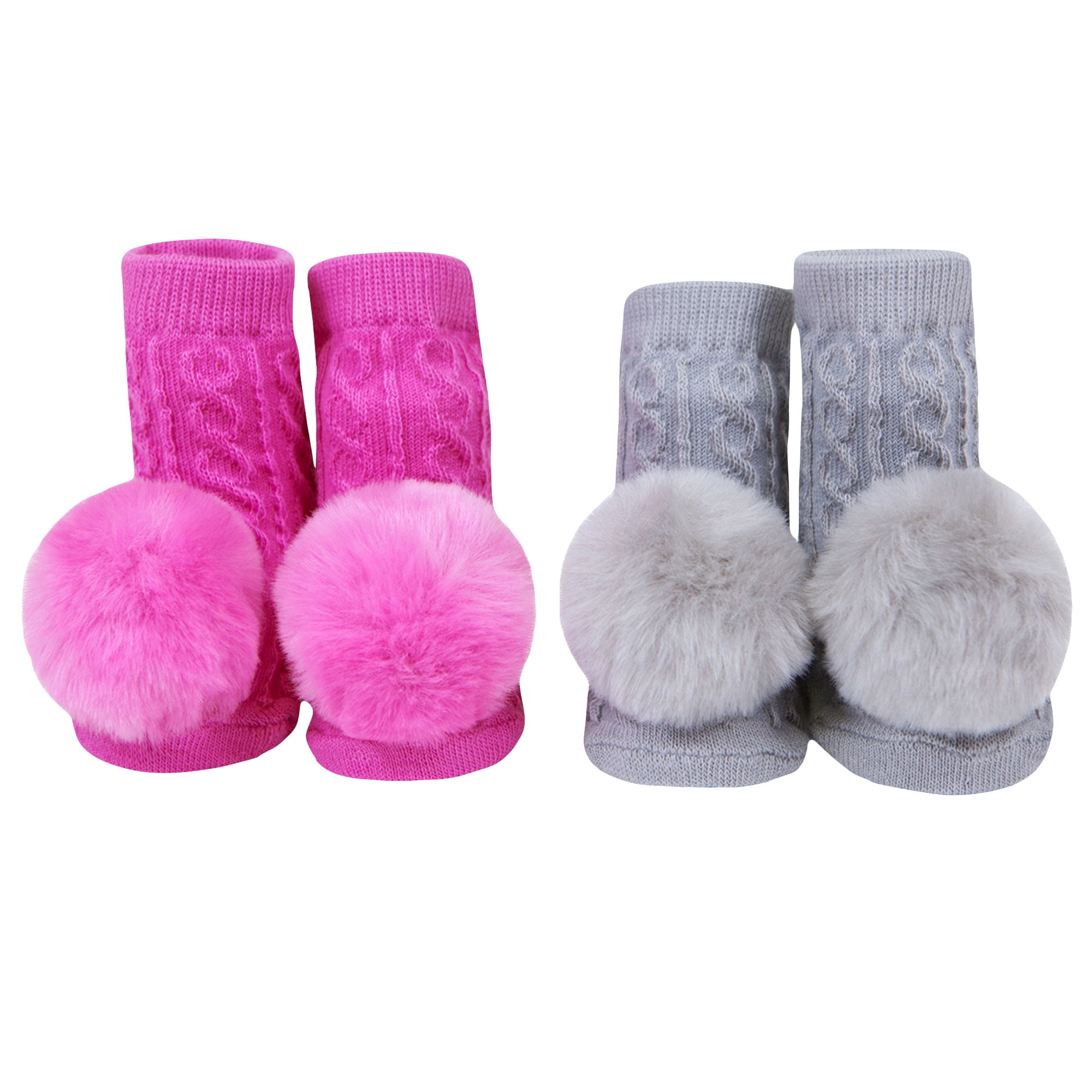 baby girl pom pom socks