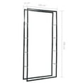 thumbnail image 4 of vidaXL Firewood Rack Black 100x25x200 cm Steel, 4 of 5