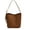 Brown, variant on Women's Chocolate Brown Suede Bucket Bag - Slouchy Crossbody Shoulder Purse, Stylish Handbag for Everyday & Casual​