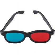 Ruanlalo Lightweight Red Blue Cyan Plastic Frame 3D Glasses for Anaglyph Movie Game DVD