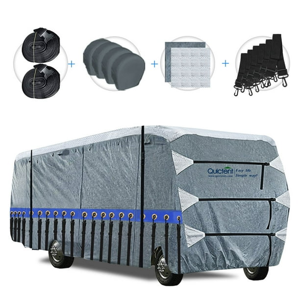 Quictent Upgraded Class A RV Cover, ExtraThick 5ply Camper Cover