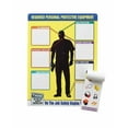 thumbnail image 4 of Accuform Chart Label Booklet Kit Safety Sign 24x18in Vinyl Plastic Yellow PPE Symbol Text Indoor Use, 4 of 4