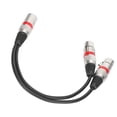 thumbnail image 1 of Cable XLR a XLR Bling Bling JD6067 Micrófono XLR Macho a Doble XLR Hembra 0,3 m, 1 of 12