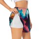 thumbnail image 1 of Balery Colorful Surreal Landscape Pantalones cortos deportivos para mujer con forro y dos bolsillos, elásticos, para entrenamiento, gimnasio, yoga-Medium, 1 of 7