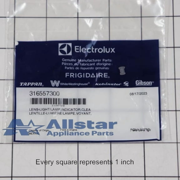 Frigidaire Range/Stove/Oven Light Lens 316557300