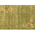 thumbnail image 1 of Ahgly Company Machine Washable Indoor Rectangle Oriental Brown Asian Inspired Area Rugs, 7' x 9', 1 of 4