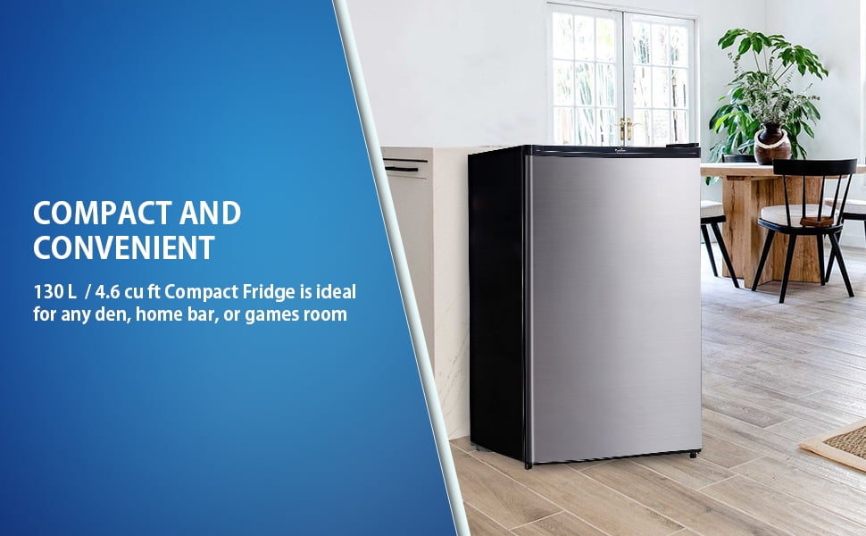 Koolatron Bc130ss 4 4 Cu Ft 124 L Compact Refrigerator Walmart Com Walmart Com