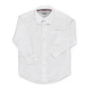 French Toast Unisex L/S Button-Down Shirt Color: white Size: s