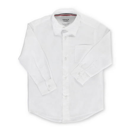 French Toast L/S Button-Down Shirt (S XXL) - white, xl (Big Boys)