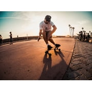 Surfeeling USA Snap Surf Style Carving Skateboard with 70mm Dia. Wheels - Ultra Blue