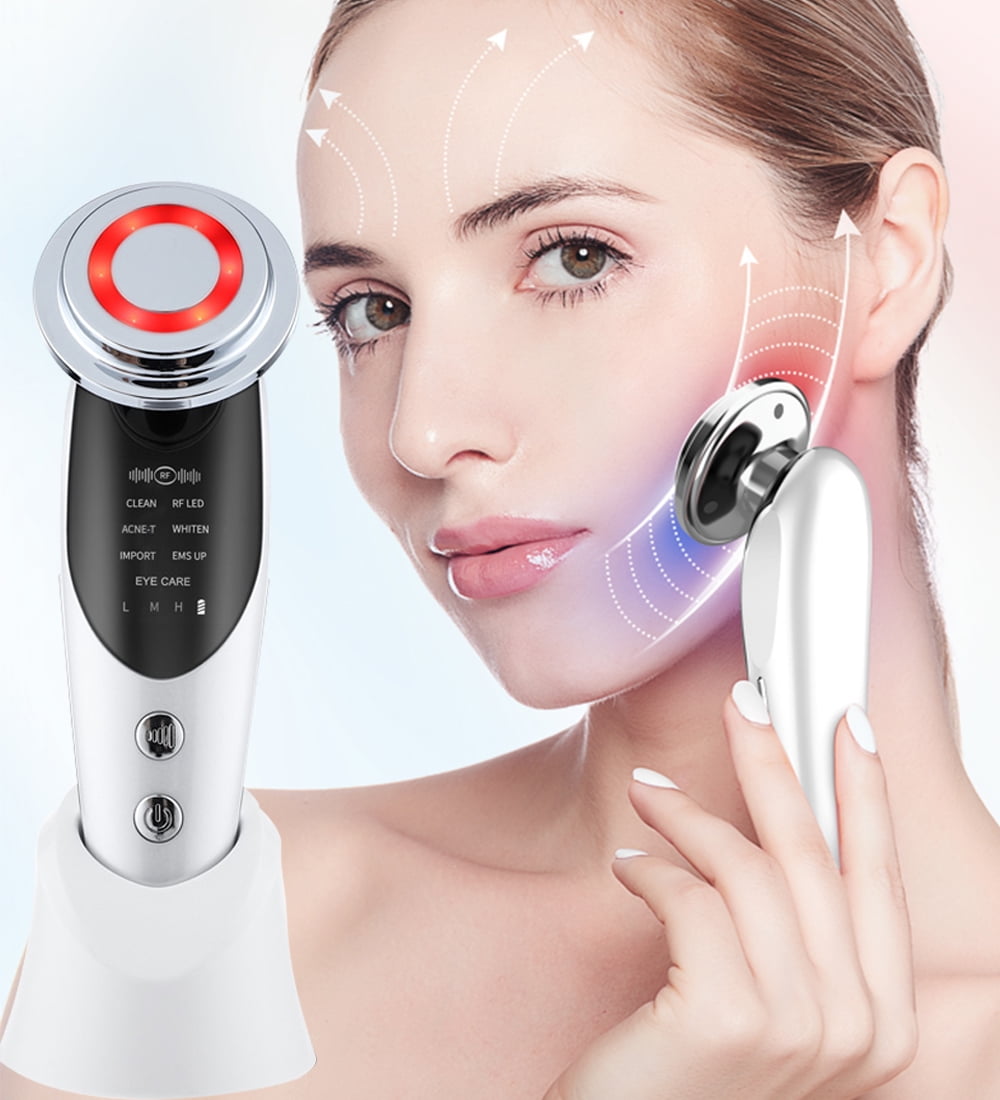 Hisome Microcurrent Face Massager - 7in1 Skin Therapy Care Tools with ...