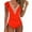 Orange, variant on Otvok Trends Womens One Piece Swimsuits Tummy Control Plus Size High Waisted Bathing Suit Monokini M Orange