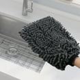 thumbnail image 5 of Silicone Oven Mitts Hwkond Large Home Chenille Double-sided Scrubbing Gloves Daily Cleaning Dirty Coral Velvet Bear's Paw Cleaning Supplies Flannelette Cleaning Gloves, 5 of 6