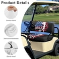 thumbnail image 6 of Uorisanigo Golf Cart Seat Covers Funny Washable Golfs Seat Cushion Cover American Flag Golfing Backrest and Seats Covers Golf Cart Accessories Fit EZGO TXT RXV/Club Car DS, 6 of 7