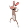 thumbnail image 1 of Divisores Espectaculares CartoonMarkRabbit 1Pza Conejo Longitud 9.4cm PVC Café. Office Supply MXRBA-001, 1 of 2