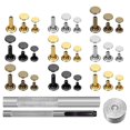 thumbnail image 2 of 360 Sets Of Boxed 6mm 8mm Double-sided Rivet Round Cap Rivet Leather Paving + Installation Tool Kit, 2 of 5