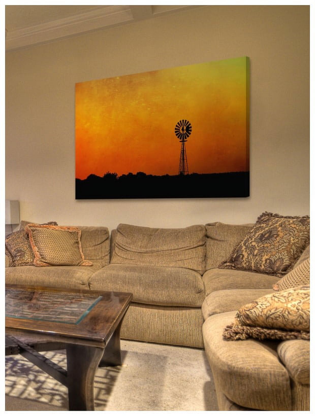 "Kansas" Painting Print on Wrapped Canvas