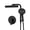 Matte Black, variant on GT Shower Head Replacement Set, 360° Rotate 3-Spray Cylindrical Shower Head And 6-Spray Handheld with 59" Hose