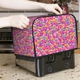 thumbnail image 7 of Kdxio Colorful Donuts 1 Print Toaster Cover Bread Machine Cover Fits for Most Standard 2 Slice Toasters,Keep Toaster Free From Dust And Fingerprint Oven Dustproof Cover, 7 of 7
