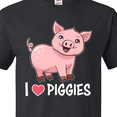 thumbnail image 4 of Inktastic I Love Piggies- cute pig T-Shirt, 4 of 5