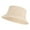 Beige Yellow, variant on Unisex Cotton Packable Bucket Hat Sun Hat Plain Colors for Men Women