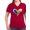 Garnet, variant on CafePress - Love Ukraine Heart T Shirt - Women's V-Neck Dark T-Shirt