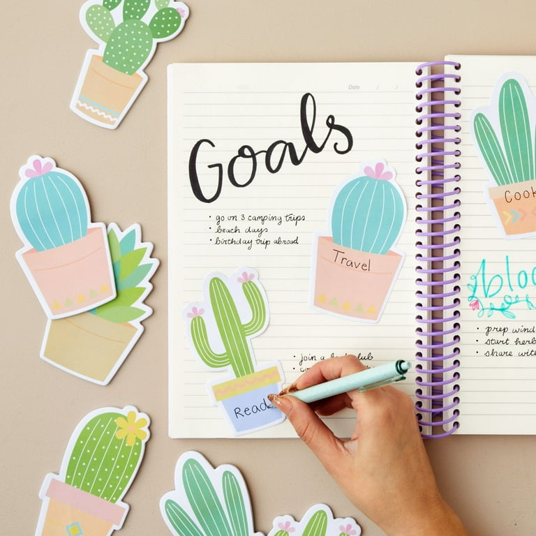 Cactus Notebook: A Daily Diary, Composition Or Log Book, Gift Idea For