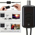 thumbnail image 3 of YOPTOP Instantly Boost Your TV Signal With This 25dB Digital TV Antenna Amplifier - Digital HD Amplifier Boost Your Cable TV Signal - HD TV Antenna Booster For Smart TV  Low Noise Signal, 3 of 7
