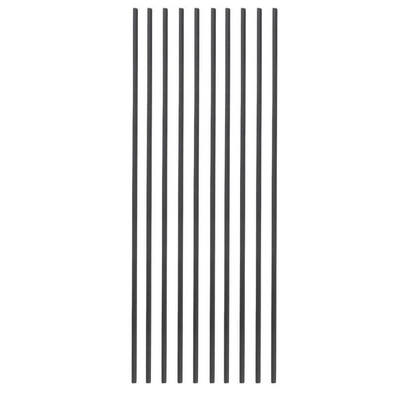 UPOUART 10Pcs Graphite Rods Black Carbon Stirring Sticks for Metalworking Electrolysis and Smelting