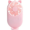 thumbnail image 4 of KEINXS Portable Electric Fan Lovely Mini Fan USB Rechargeable Summer Cooling Fan Handheld Portable Low Noize Gifts, 4 of 4