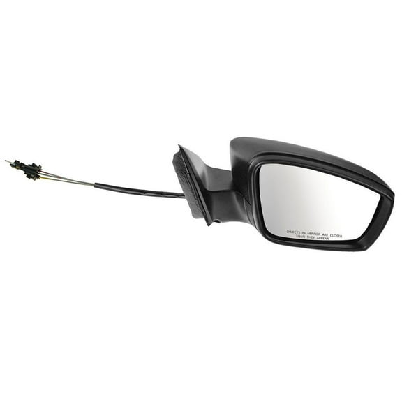 TRQ Mirror Manual Remote Textured RH for VW Volkswagen Jetta & Hybrid MRA06569