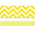thumbnail image 1 of CREATIVE TEACHING PRESS (3 PK) Bordure CHEVRON Jaune, 1 of 1