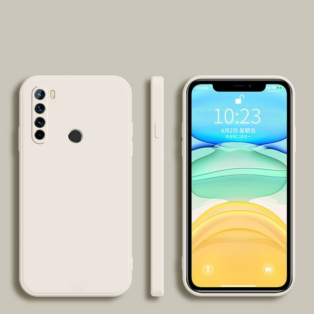 Funda de teléfono de silicona con marco cuadrado a la moda para Xiaomi Redmi Note 8 8T 9 9S 7 6 5 Pro 9A 9C 8A 6A 5A 4A 4X, funda trasera suave mate Tan Jianjun unisex