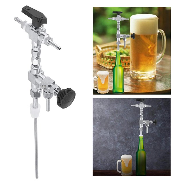 Llenadora de botellas de cerveza de grado alimenticio varita embotelladora de material acero inoxidable para cerveza y vino Kits de elaboración Yotijar llenadora de botellas de cerveza