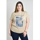 thumbnail image 5 of Playera Monte Carlo Roman Fashion /Tallas Extras, 5126 (Cafe) cafe 42, 5 of 6