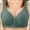 Army Green, variant on Wireless Bralette for Women Front Closure Breathable Fabric Push Up Bra Full Coverage All-Day Wear Bra 36A