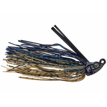 6th Sense Divine Swim Jig Bass Fishing Lure with ScrewLock Keeper and Keel-Weighted Head Design