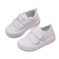thumbnail image 2 of ZHOGXU Toddlers Boys Girls Sneakers Non Soft Sole Solid Color Breathable Lightweight Walking Shoes For Casual Daily Wear,White,18-24 Months, 2 of 7