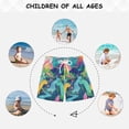 thumbnail image 6 of Colorful Dinosaurs in Jungle Boys' Swim Trunks Board Shorts Beach Pants Bathing Bottoms M, 6 of 8