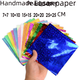thumbnail image 3 of Grulla de papel para origami con forma de mano, papel perlado, papel láser, 10/15/20/25 cm, cuadrado, con flash, 3 of 6