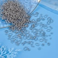 thumbnail image 2 of 1box PH 800pcs 8 Styles Oval Jump Rings 304 Stainless Steel Open Jump Rings Jewelry Connector Findings for DIY Earring Bracelet Necklace Jewelry Crafts Making Length 4mm~8mm Silver, 2 of 9
