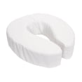 thumbnail image 3 of Essential Medical Supply Foam Padded Toilet Seat Cushion Riser - 4" Height, Hook and Loop Attachment for Easy Installation, Washable Vinyl Cover - Added Cushion for The Toilet with Pressure Relief, 3 of 4