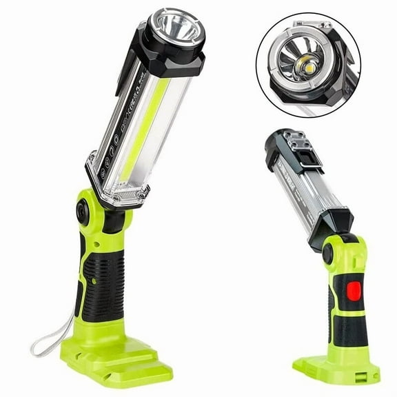 For Ryobi 18V Cordless LED Work Light Battery Handheld Flashlight Spotlight
