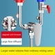 thumbnail image 5 of Calentador de Agua Eléctrico de Acero Inoxidable 304, Válvula Mezcladora, Grifo de Agua Fría y Caliente para Ducha de Baño, Interruptor de Válvula en U., 5 of 5
