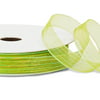 Pack of 1, Apple Green Iridescent Sheer Ribbon, 5/8" x 50 Yards For Christmas, Valentine's Day, Weddings & Special Occasions