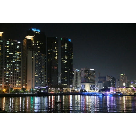 Busan South Korea Surf Lesson At Haeundae Beach Stock