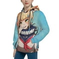 thumbnail image 2 of My Hero Academia Girl Himiko Toga Youth Sweatshirt Hoodies Pullover 3D Print Novelty Hooded Hoody Clothes For Boys Girls Teen Clothing, 2 of 7